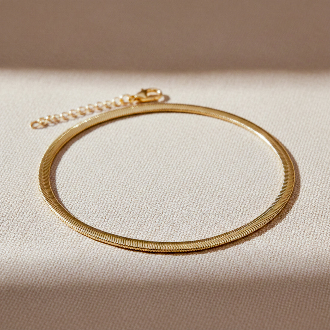 Golden Luxe Snake Chain Anklet GWA -32