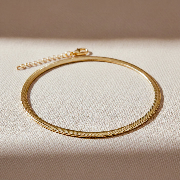 Golden Luxe Snake Chain Anklet GWA -32