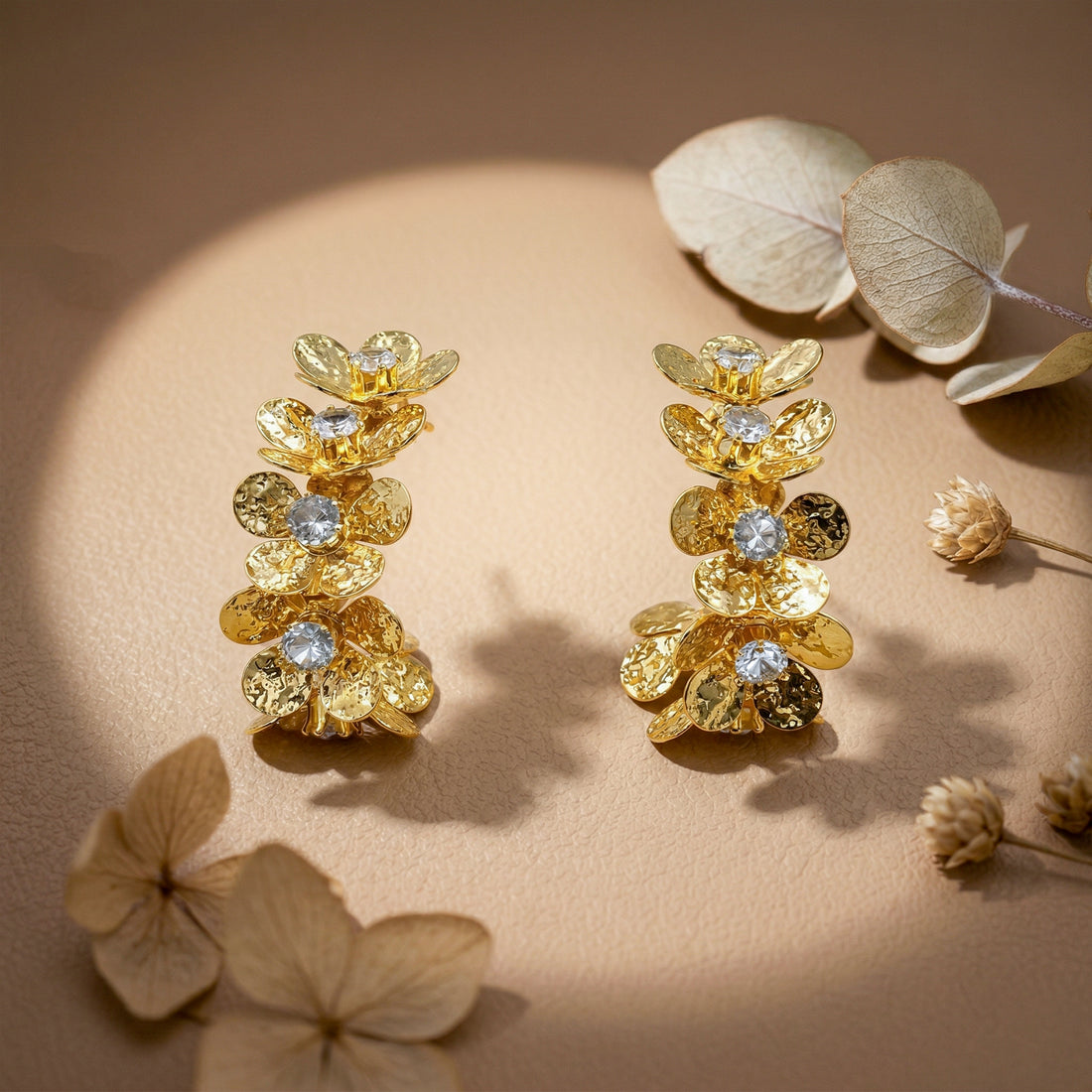 Flora Luxe Layered Earrings GWE -129