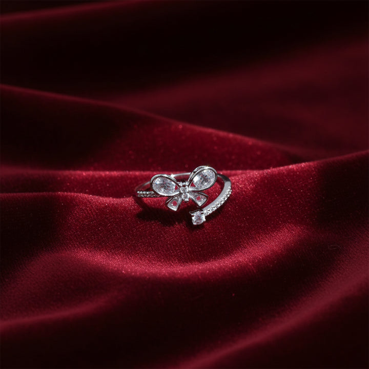 Crystal Flutter Butterfly Wrap Ring GWE -32