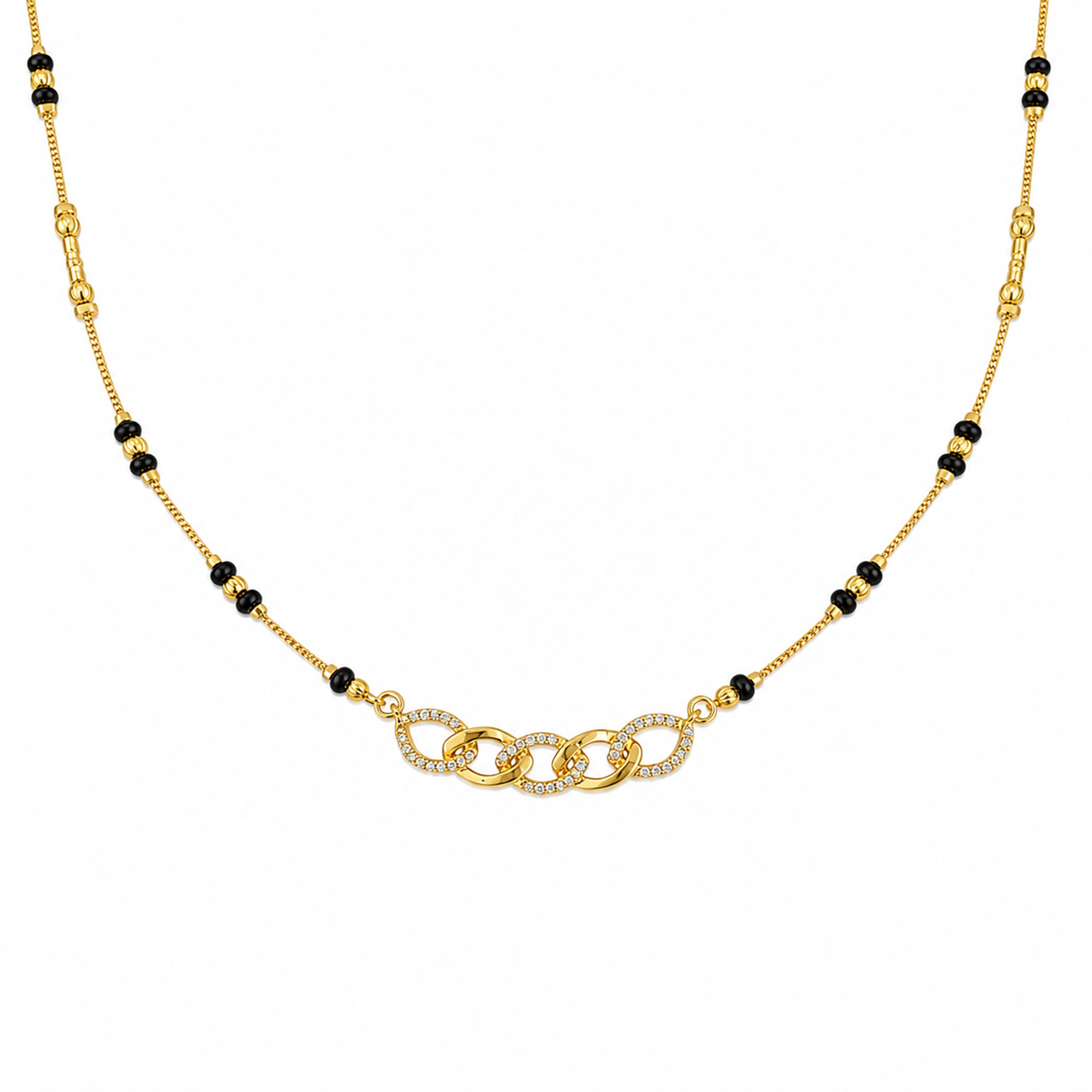 Gold Richa Mangalsutra GM -62