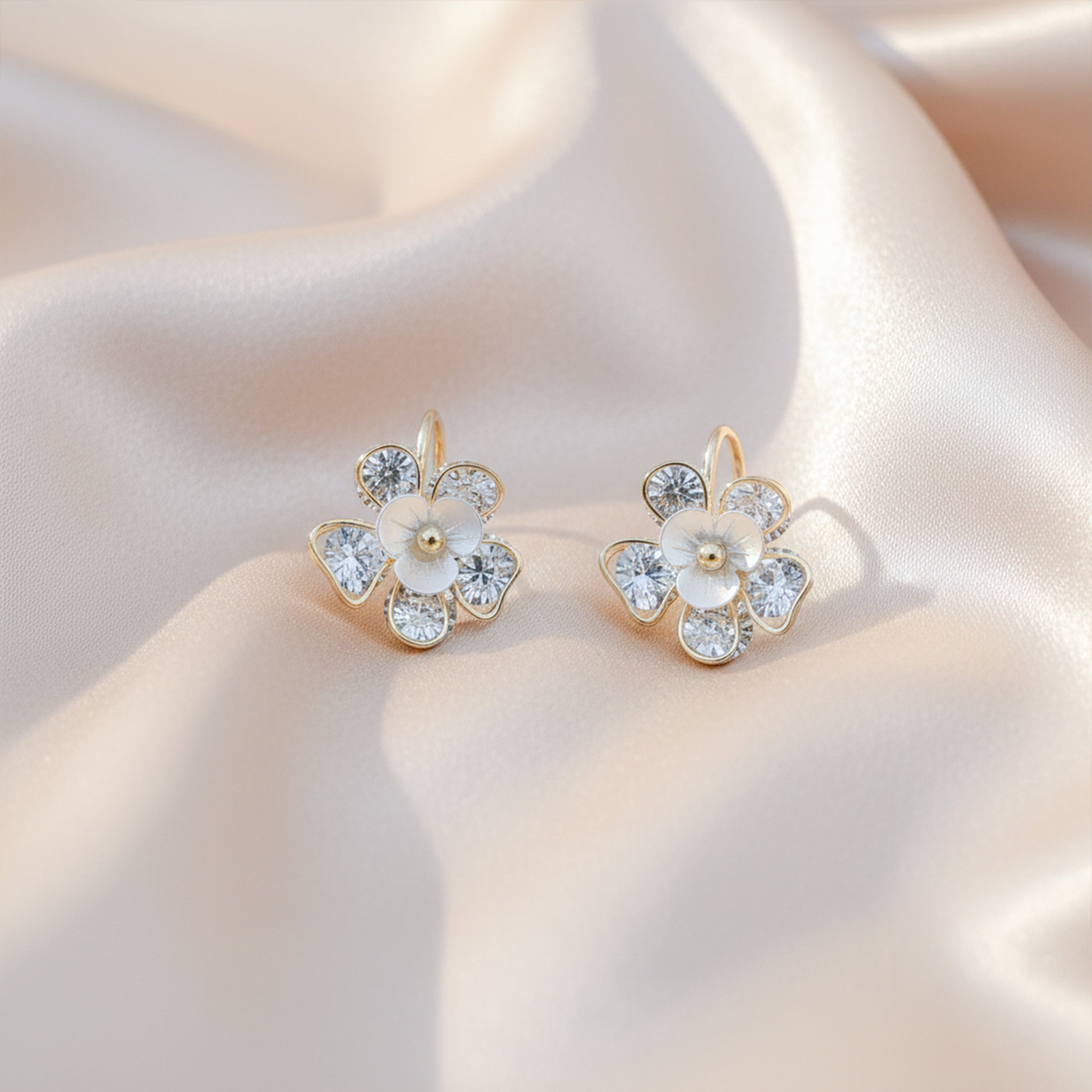 Crystal Bloom Elegance Earrings GWE -99