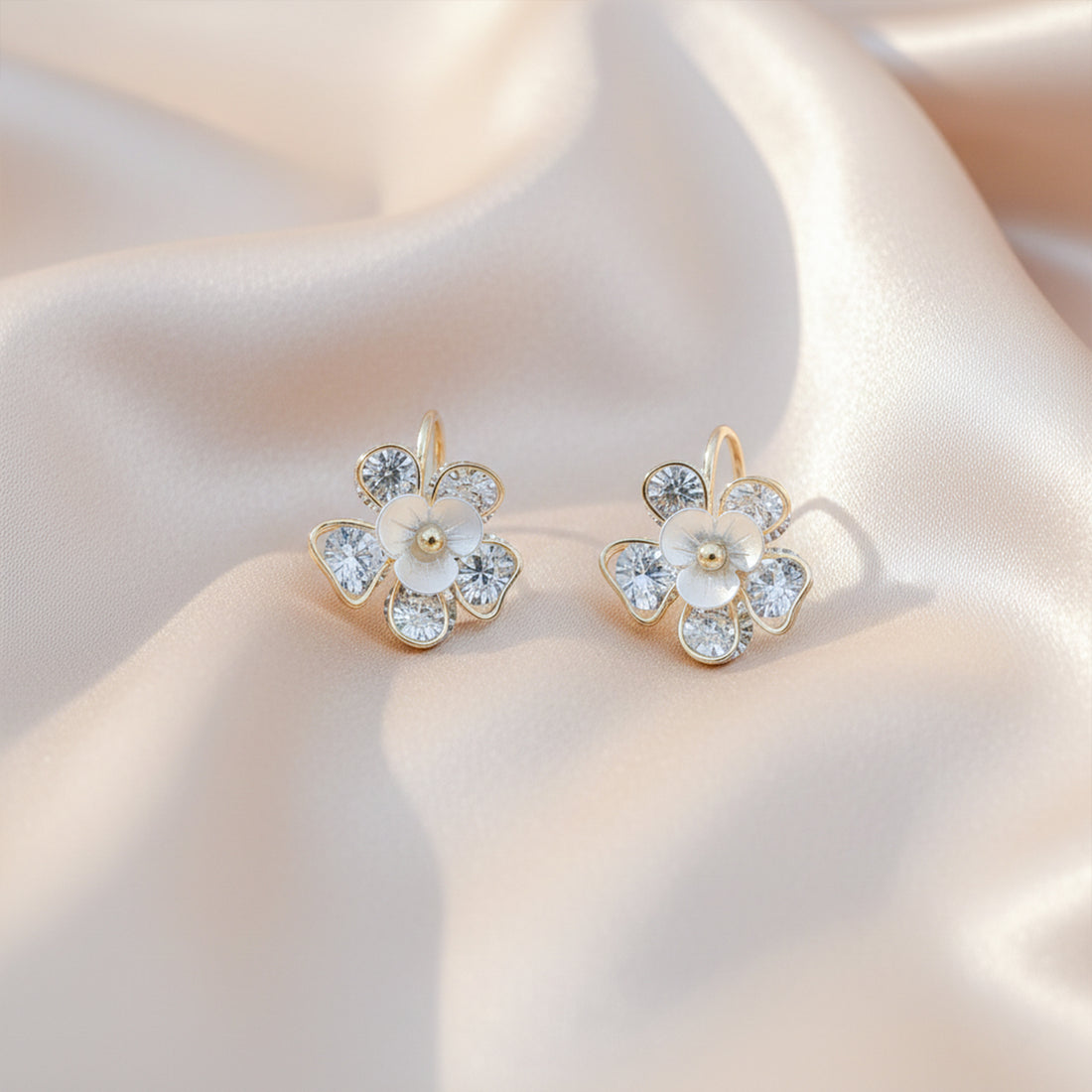Crystal Bloom Elegance Earrings GWE -99
