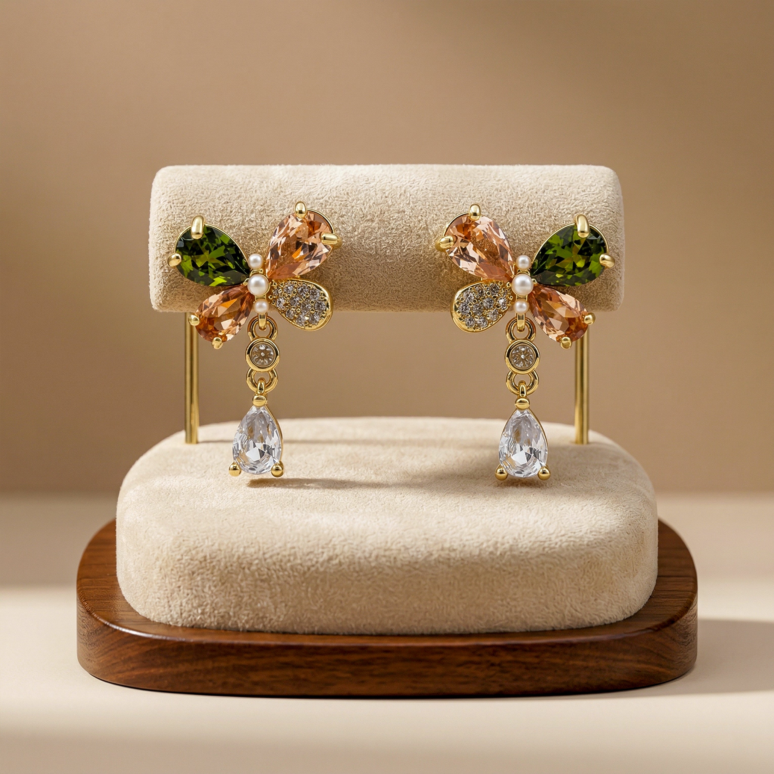 Aurora Butterfly Drop Earrings GWE -136