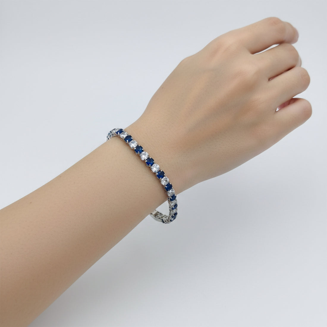 Royal Blue Spark Tennis Bracelet GWB -84