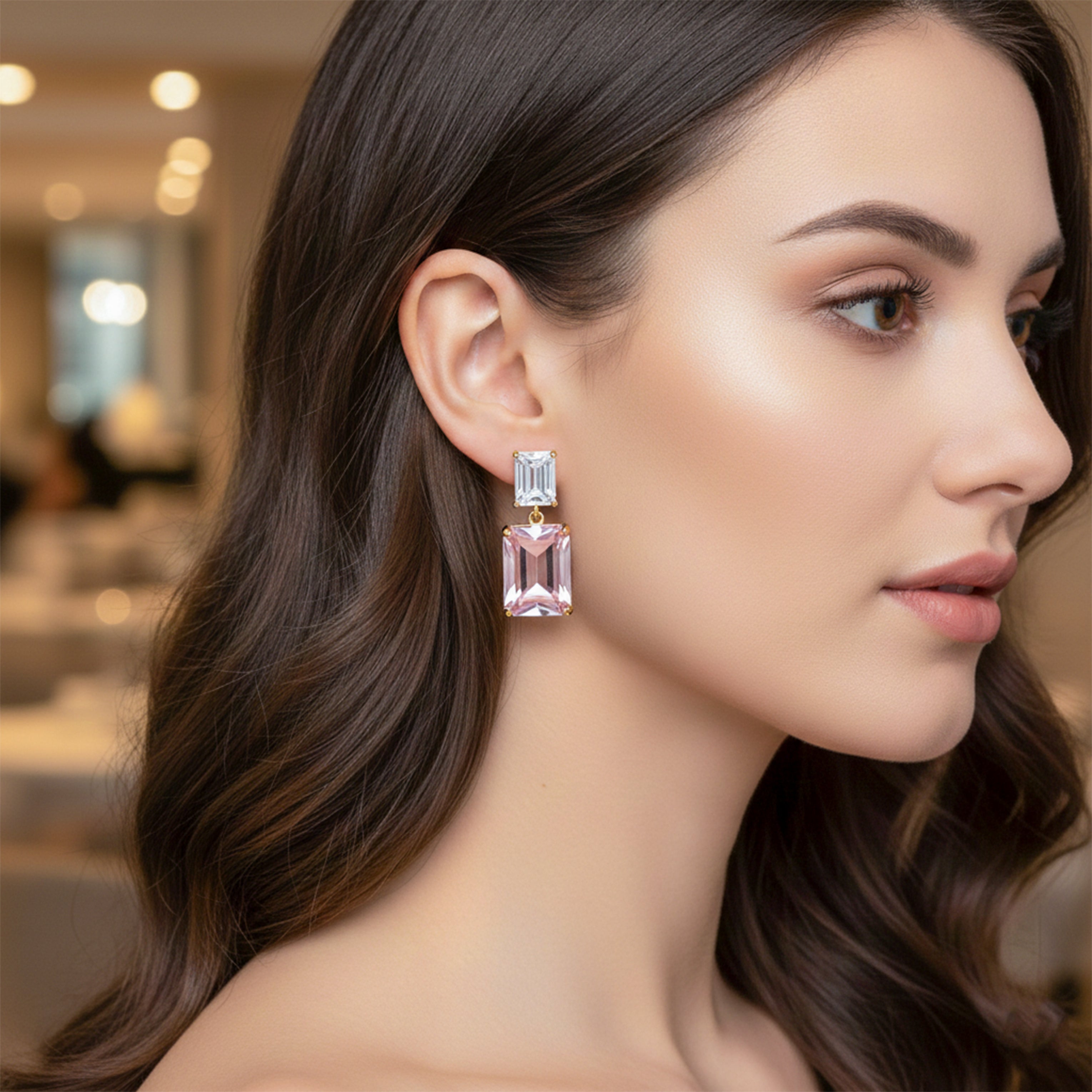 Blush Radiance Earrings GWE -161
