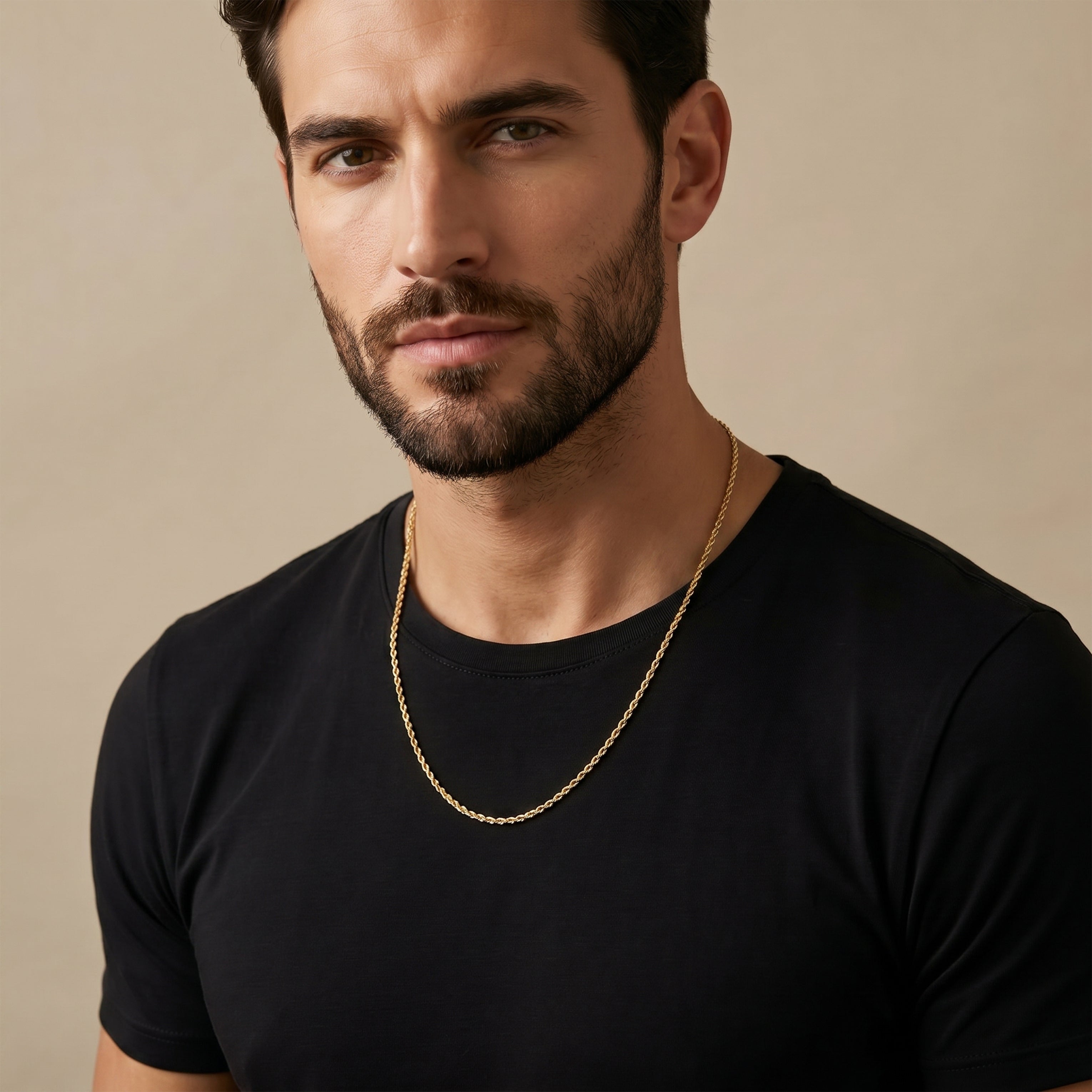 Gold Plated Rope Chain