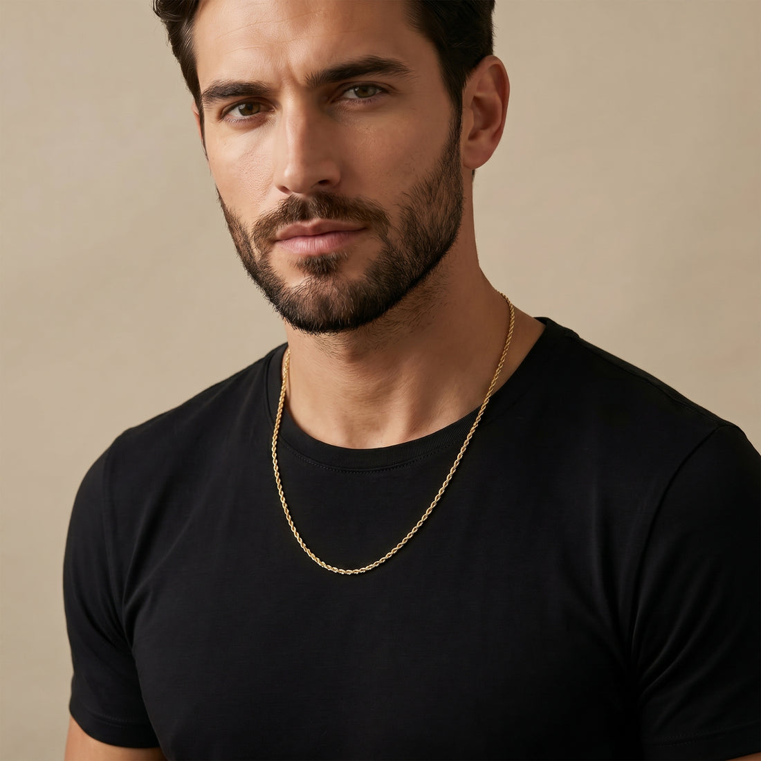 Gold Plated Rope Chain