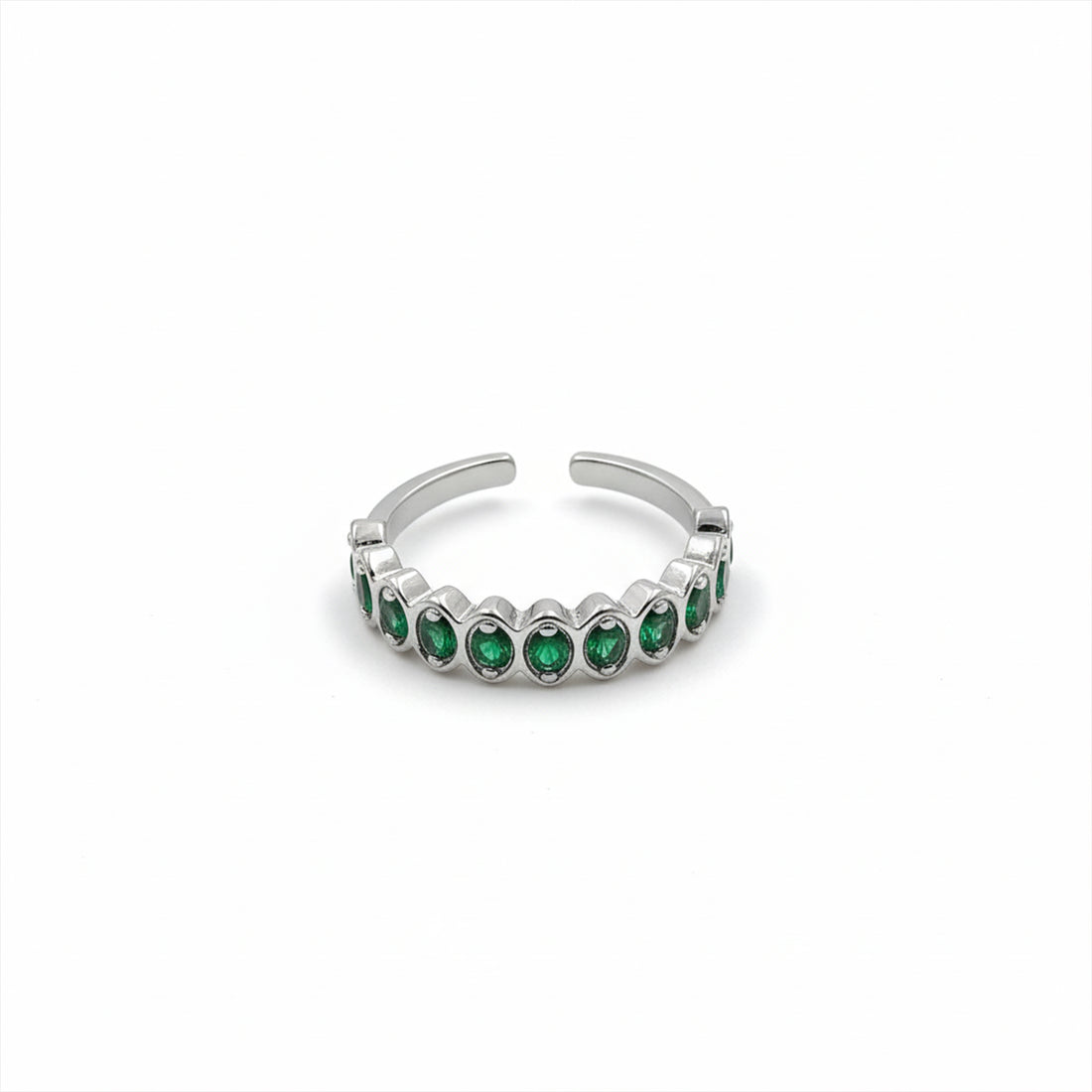 Emerald Wave Crown Ring GWR -81
