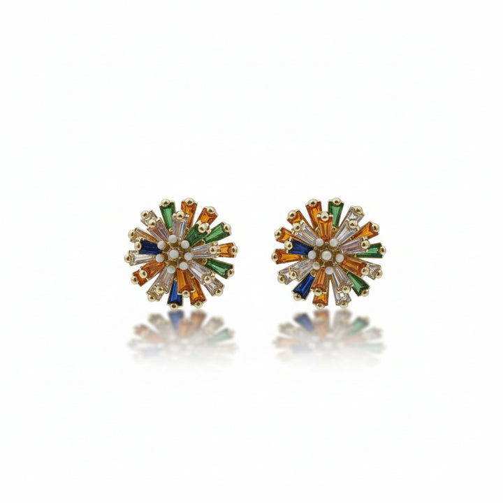 Multicolor Crystal Earrings GWE -149