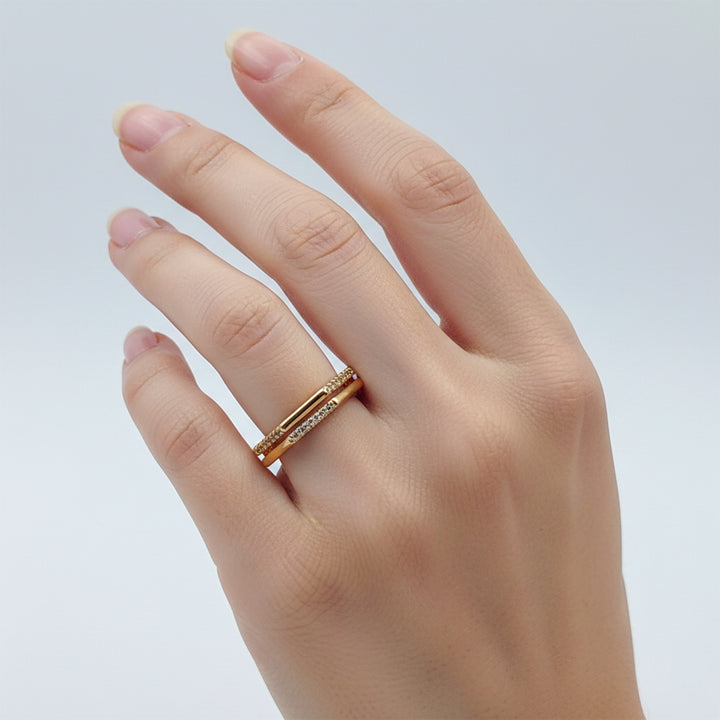 Hexa Luxe Diamond Gold Ring GWR -16