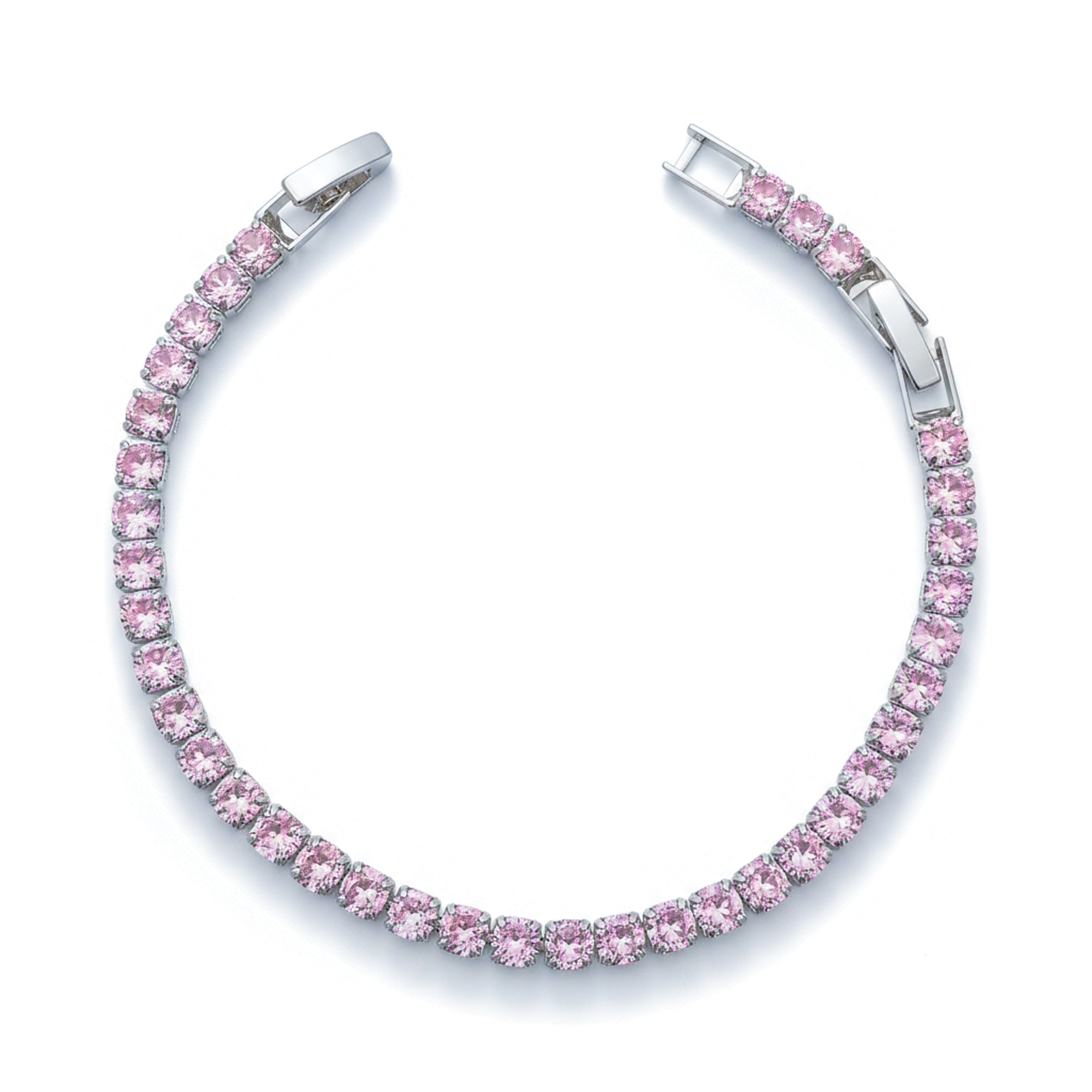 Pink Elegance Tennis Bracelet GWB -63