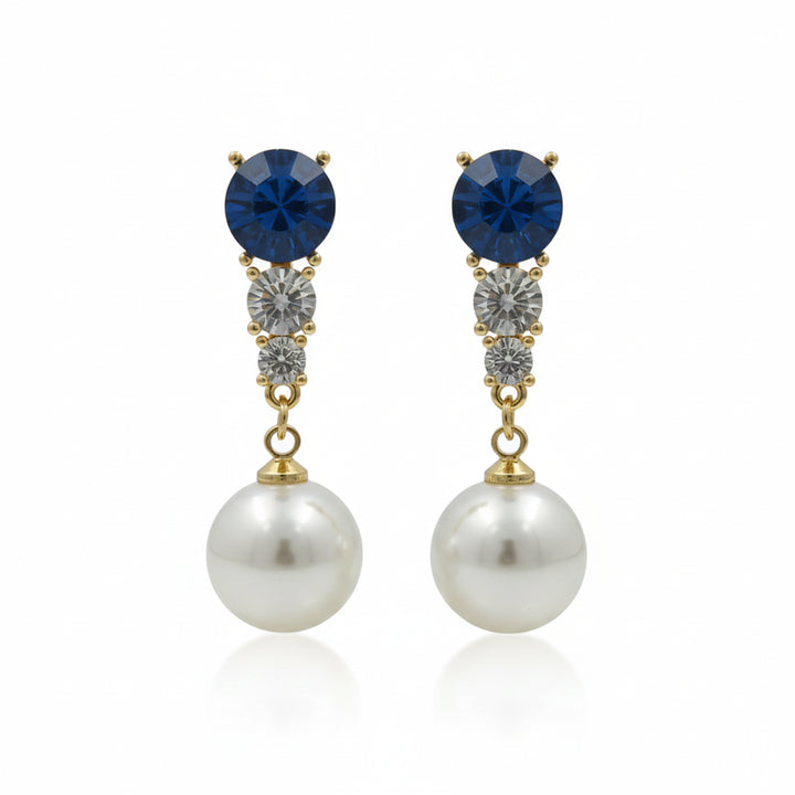 Sapphire Pearl Earring GWE -143