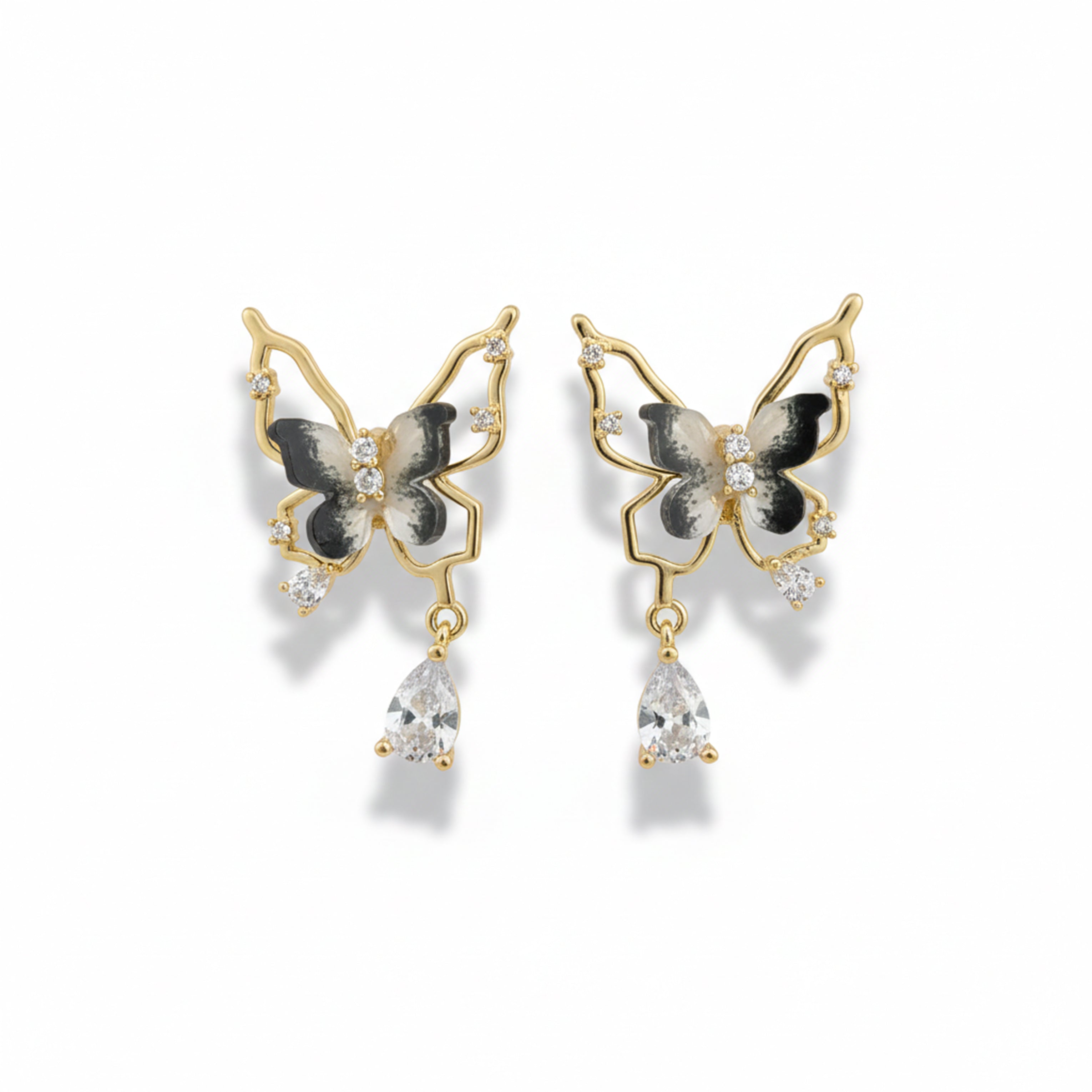 Butterfly Crystal Earring GWE -144