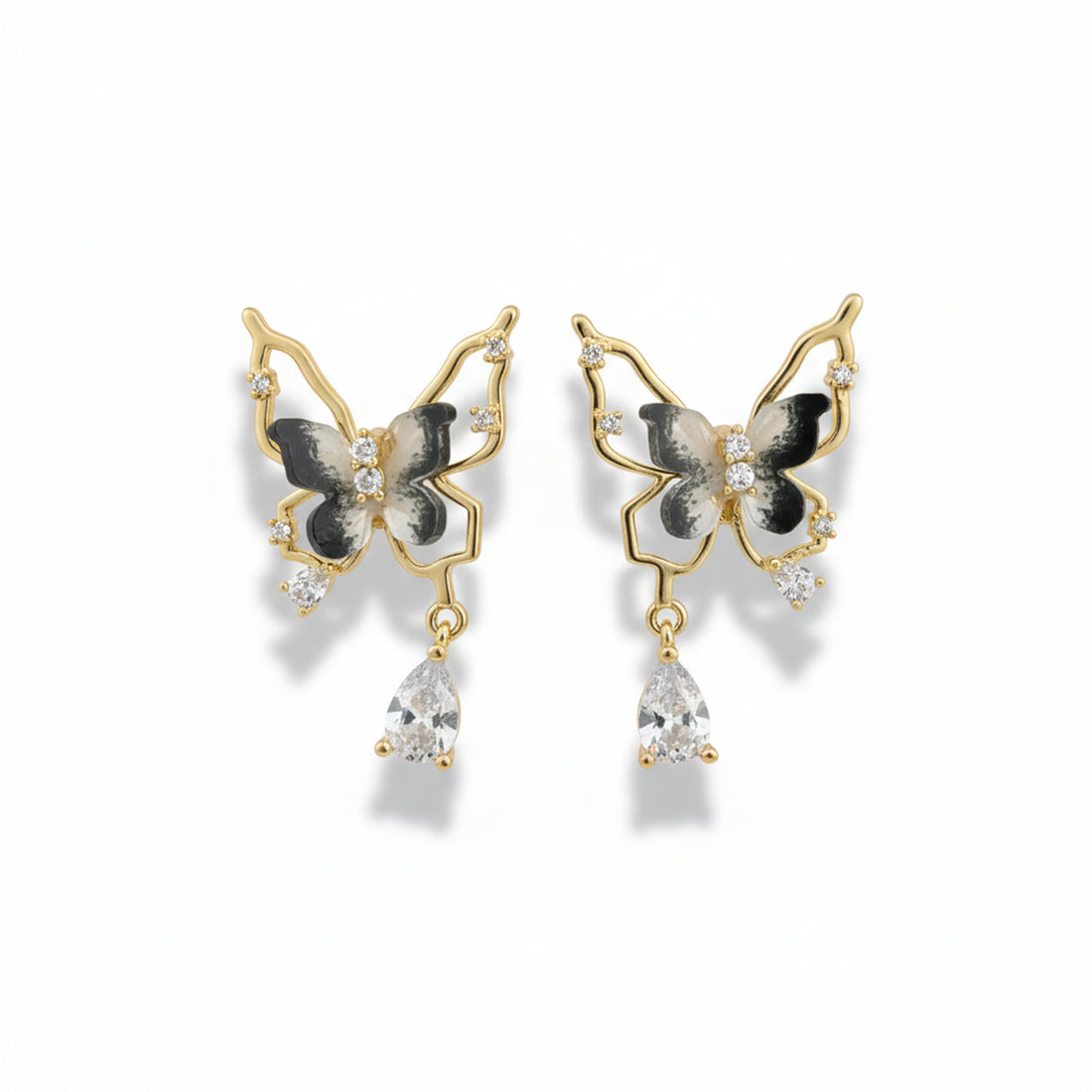 Butterfly Crystal Earring GWE -144