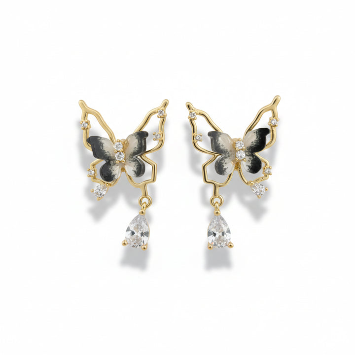 Butterfly Crystal Earring GWE -144
