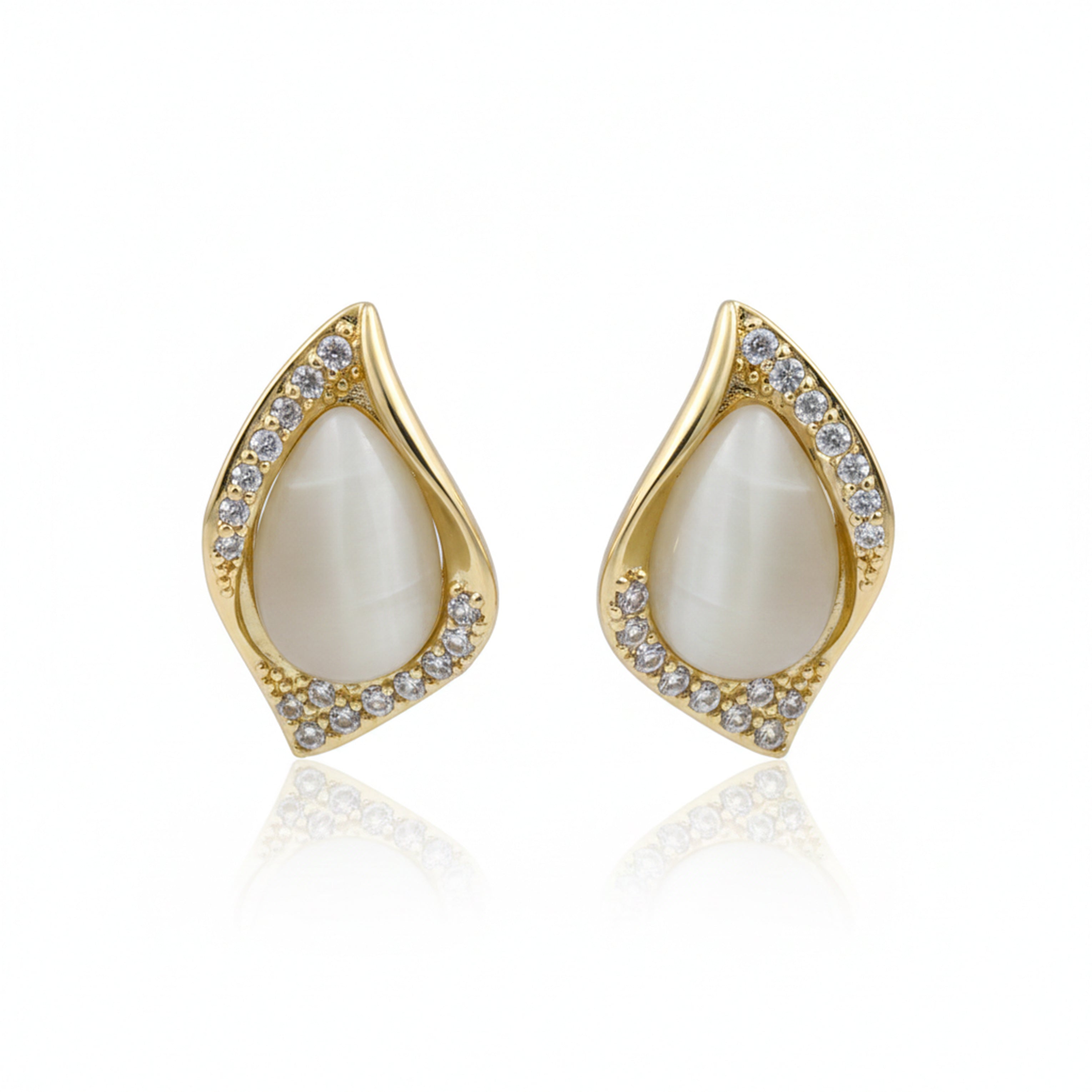 Pearl Flame Earring GWE -142