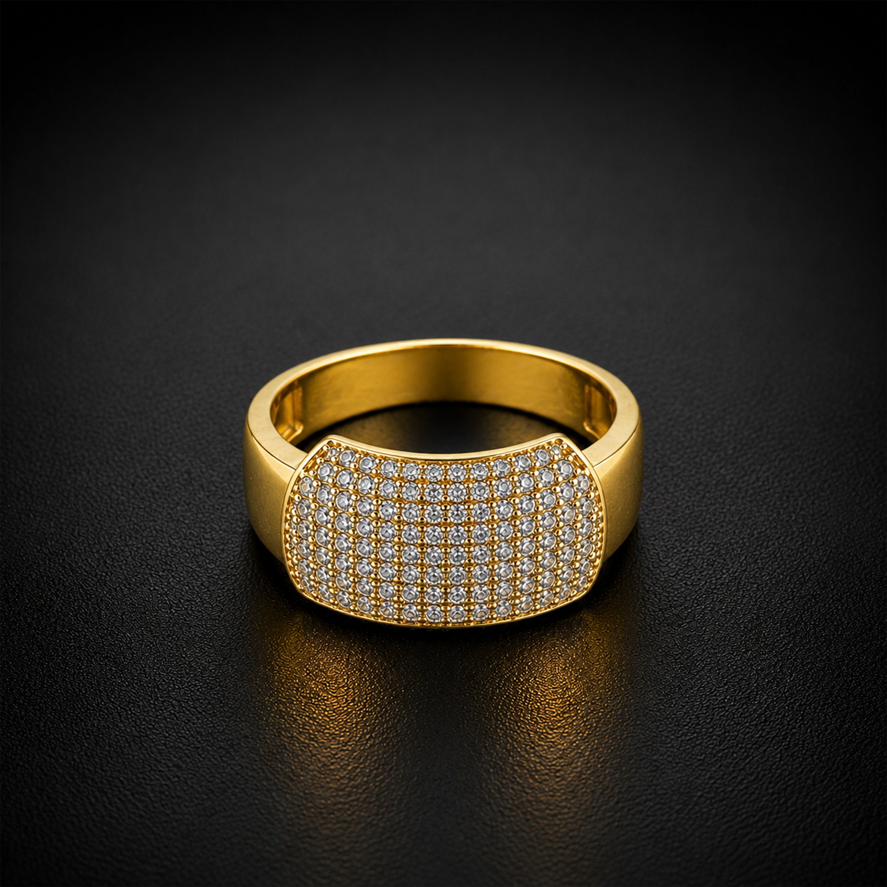 Crystal Dome Pavé Statement Ring GMR -45