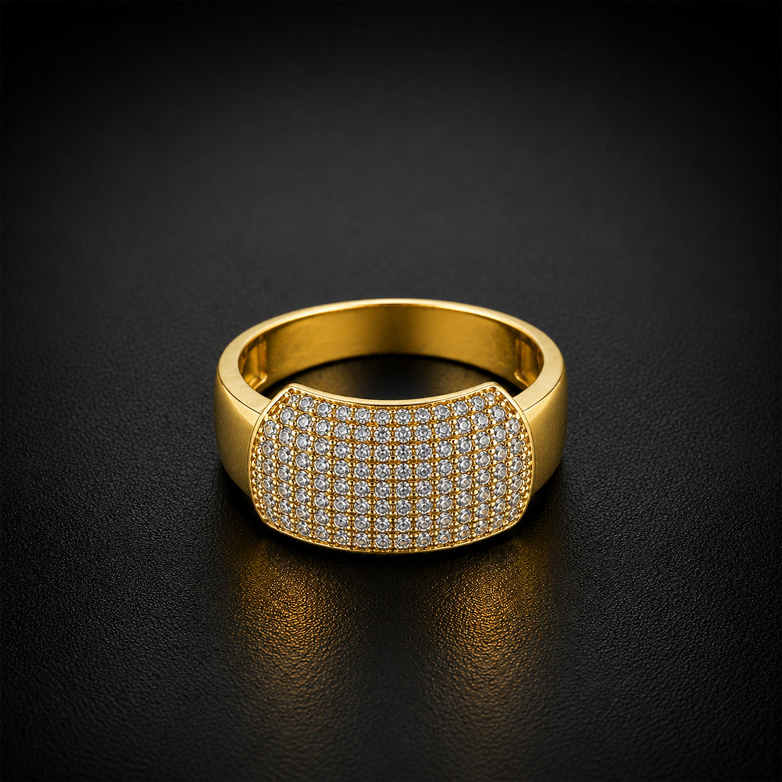 Crystal Dome Pavé Statement Ring GMR -45
