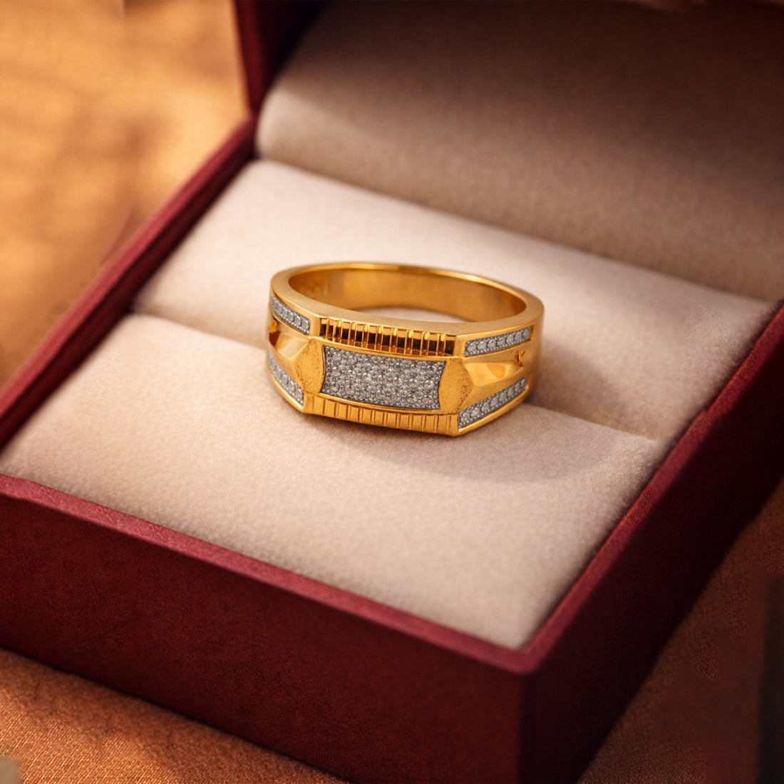 Royal Bar Gold Ring GMR -30