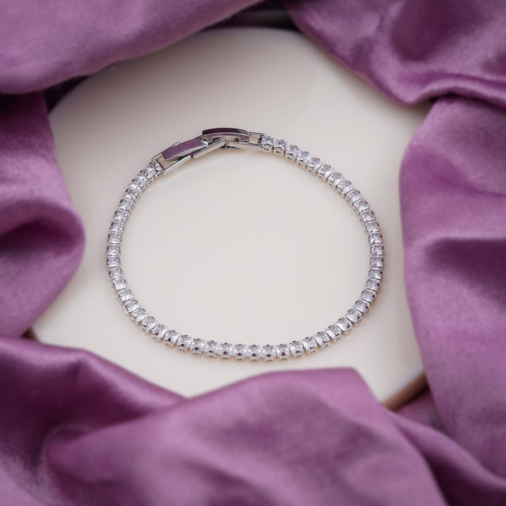 Diamond Row Womens Bracelet