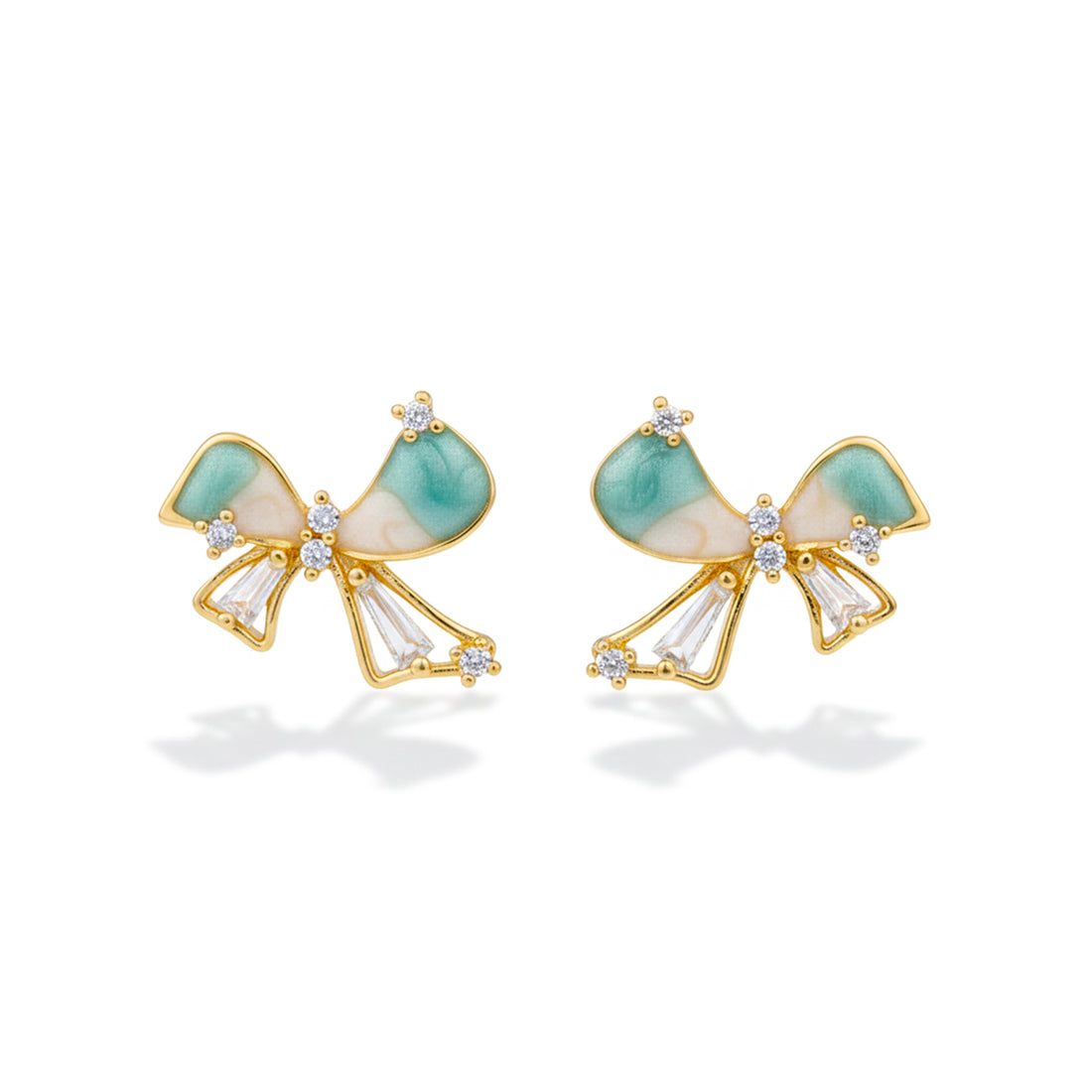 Elegant Bow Stud Earrings GWE -137