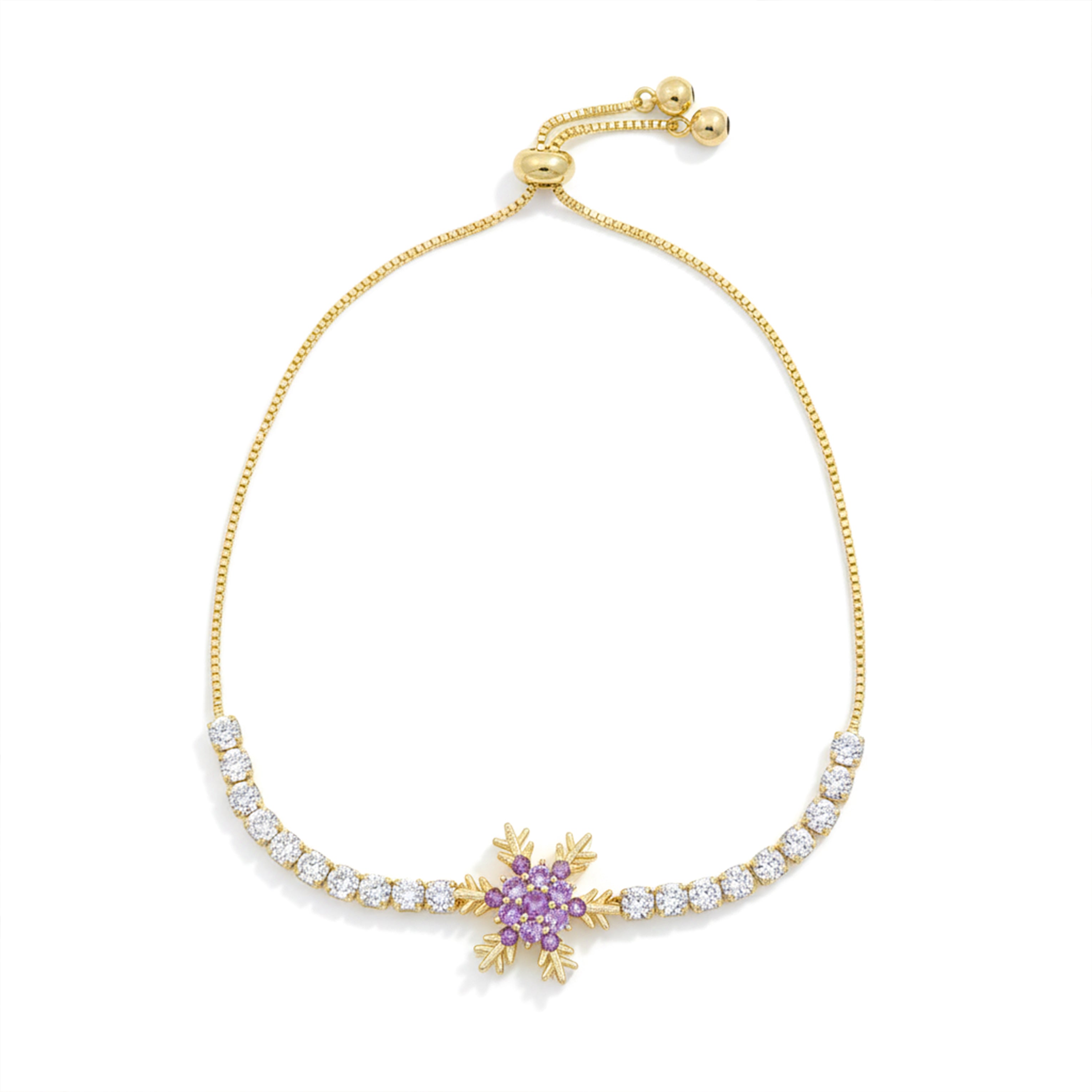 Snowflake Adjustable Bracelet GWB -116