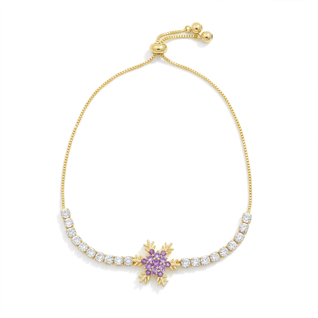 Snowflake Adjustable Bracelet GWB -116