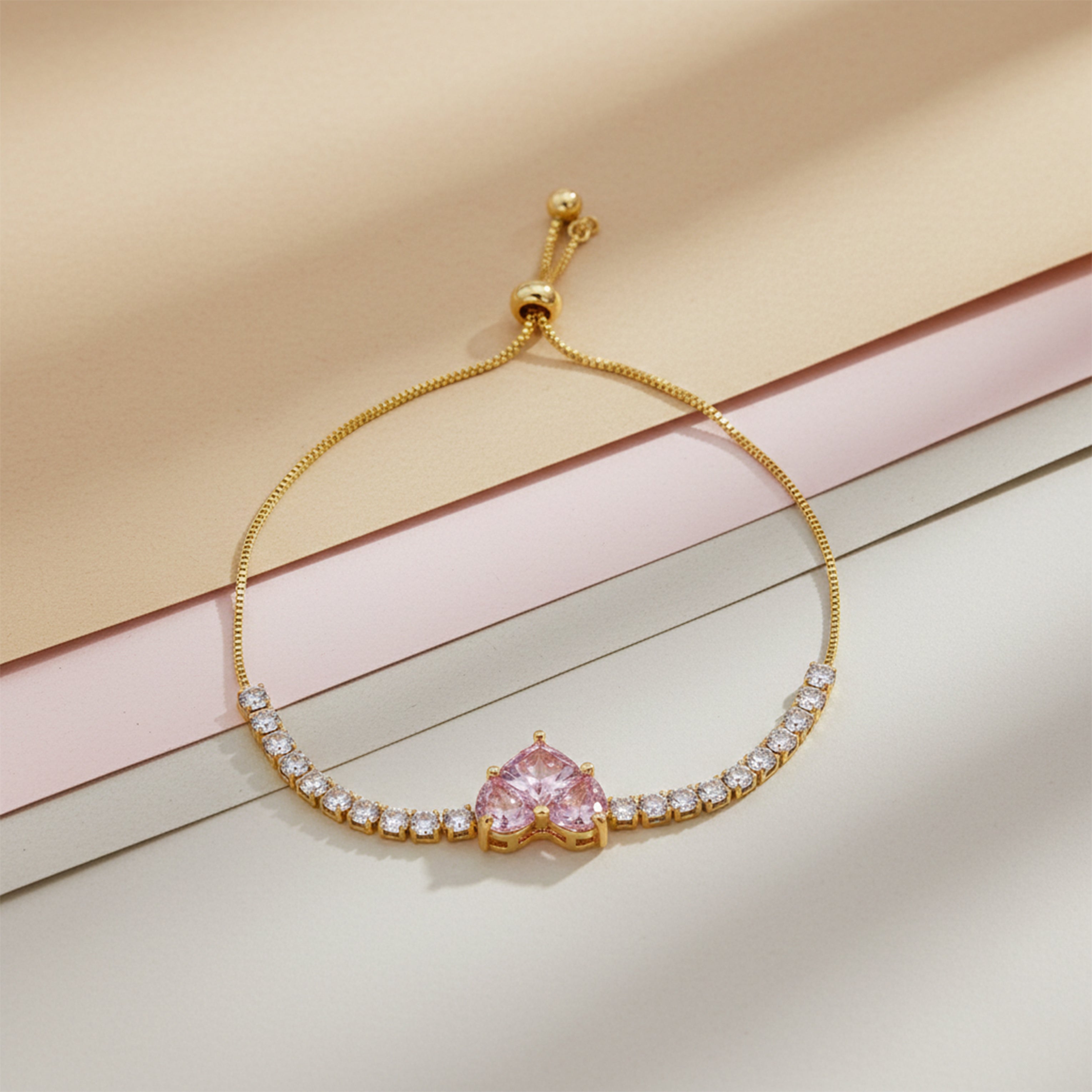Blush Heart Bracelet GWB -117