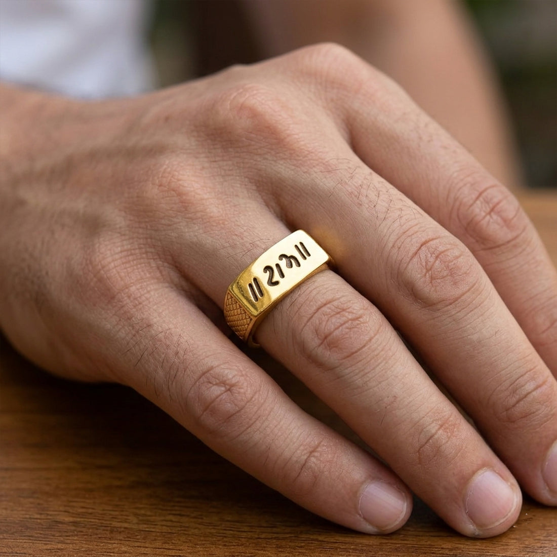 Sanskrit Power Gold Ring GMR -31