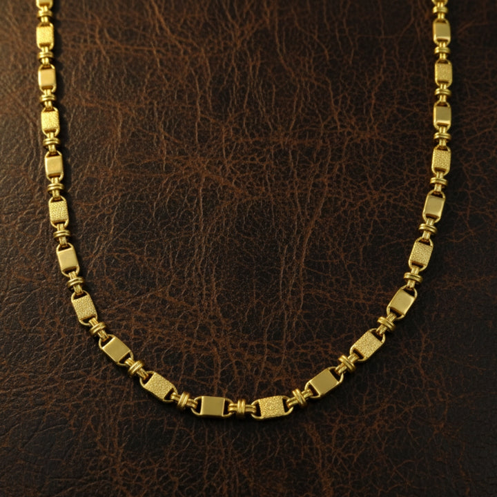 Jigar Two-Tone Designer Men's Chain
