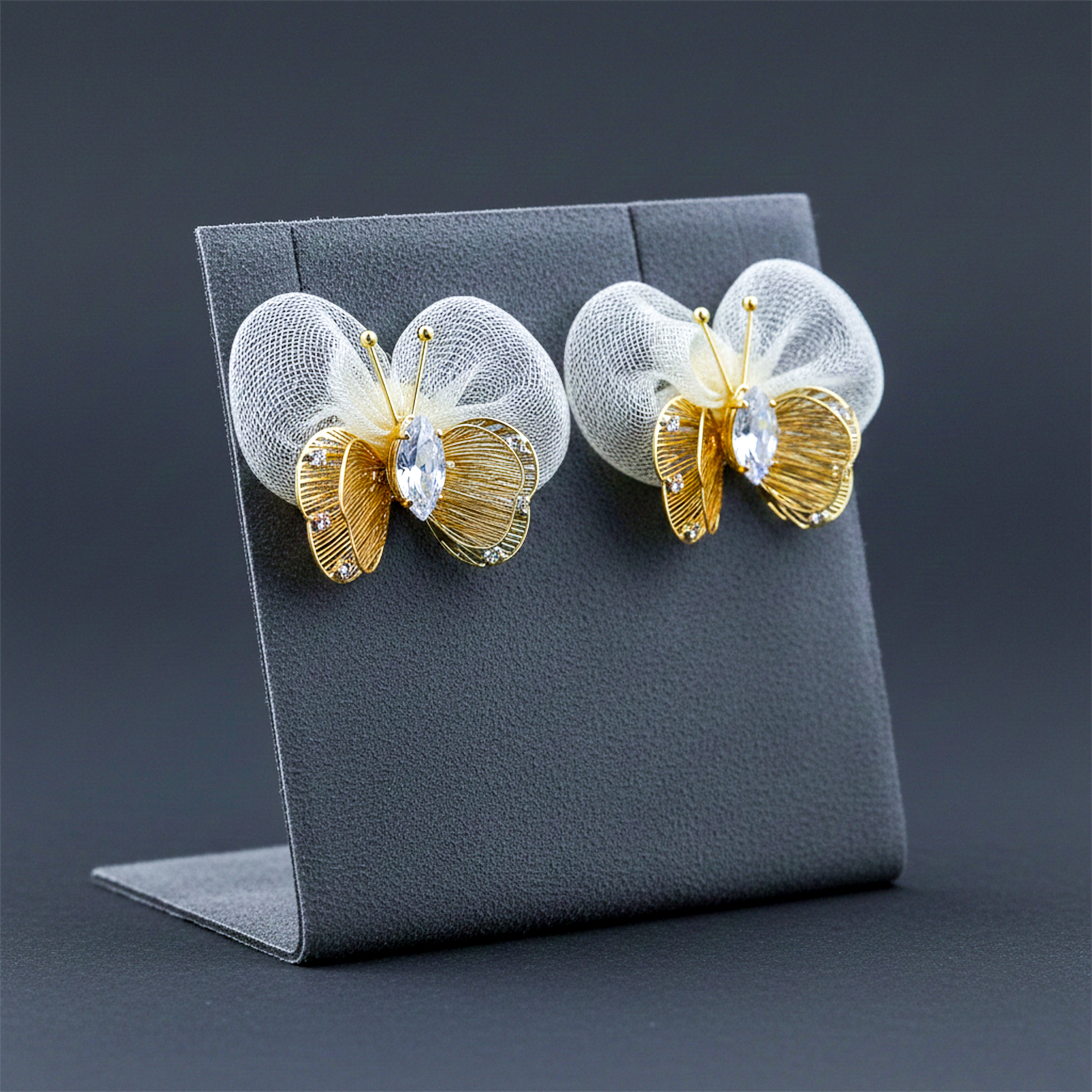 Butterfly Mesh Earrings GWE -170