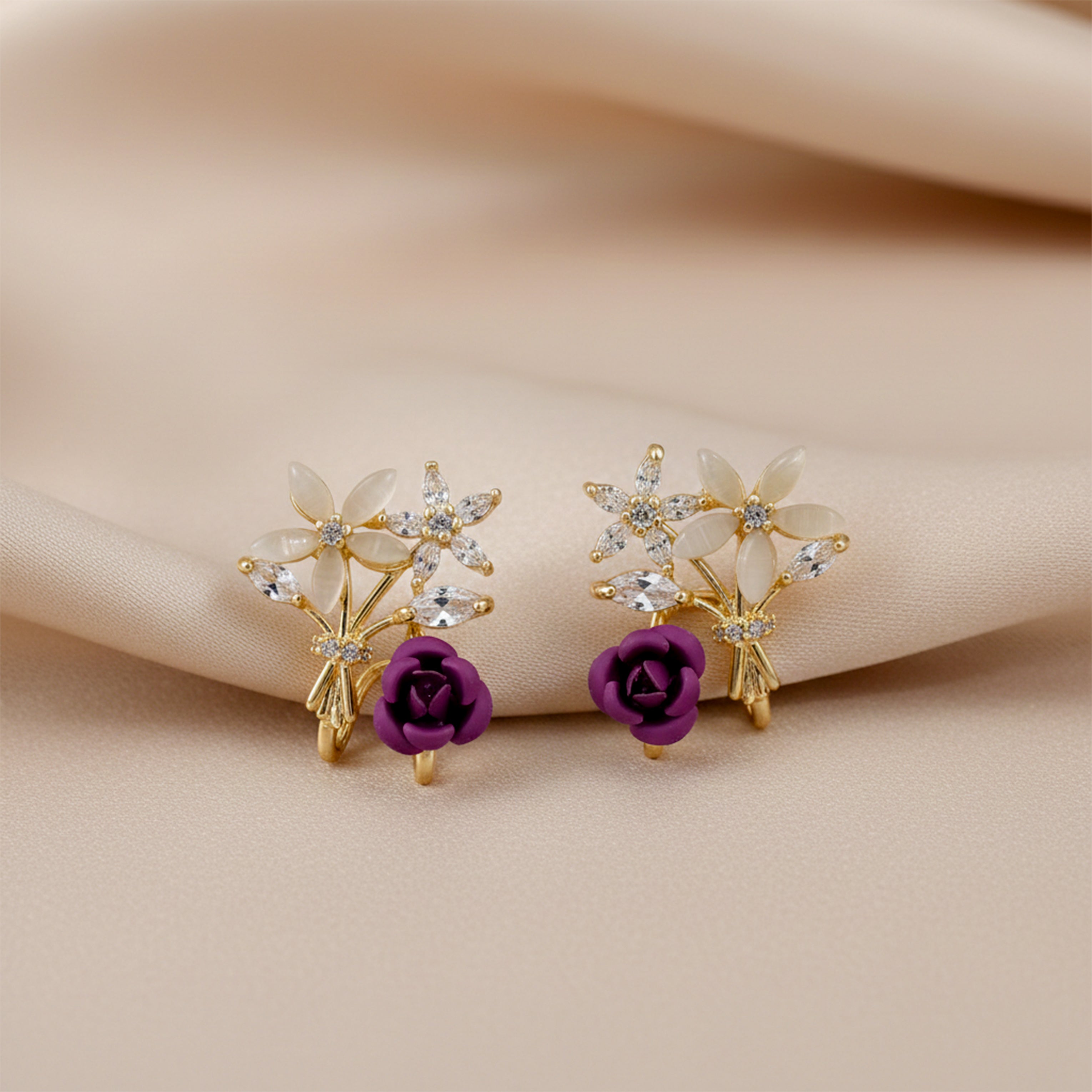 Floral Bouquet Earrings GWE -157