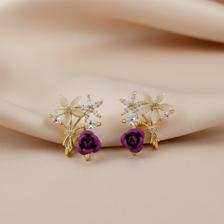 Floral Bouquet Earrings GWE -157