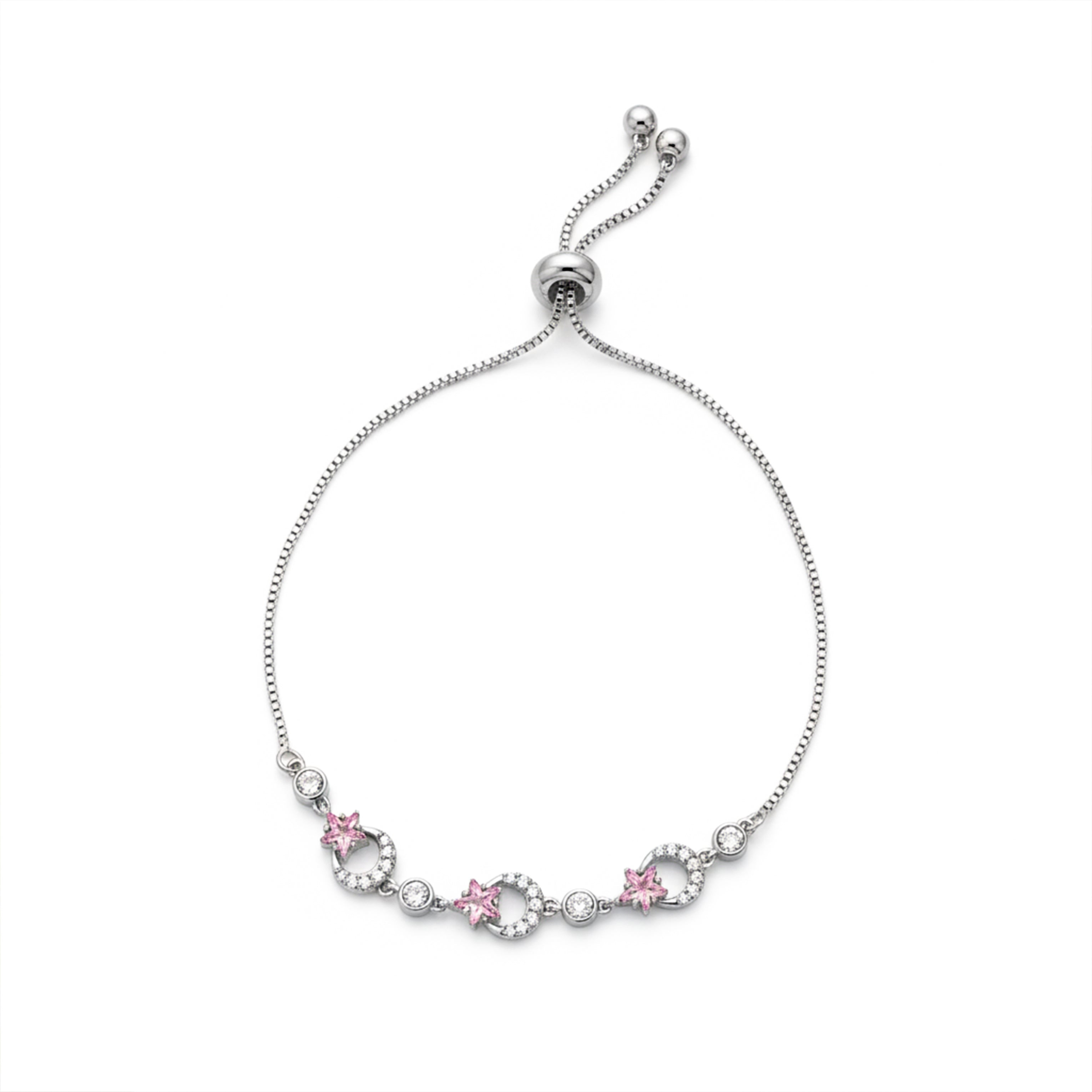 Pink Star Halo Bracelet GWB -157