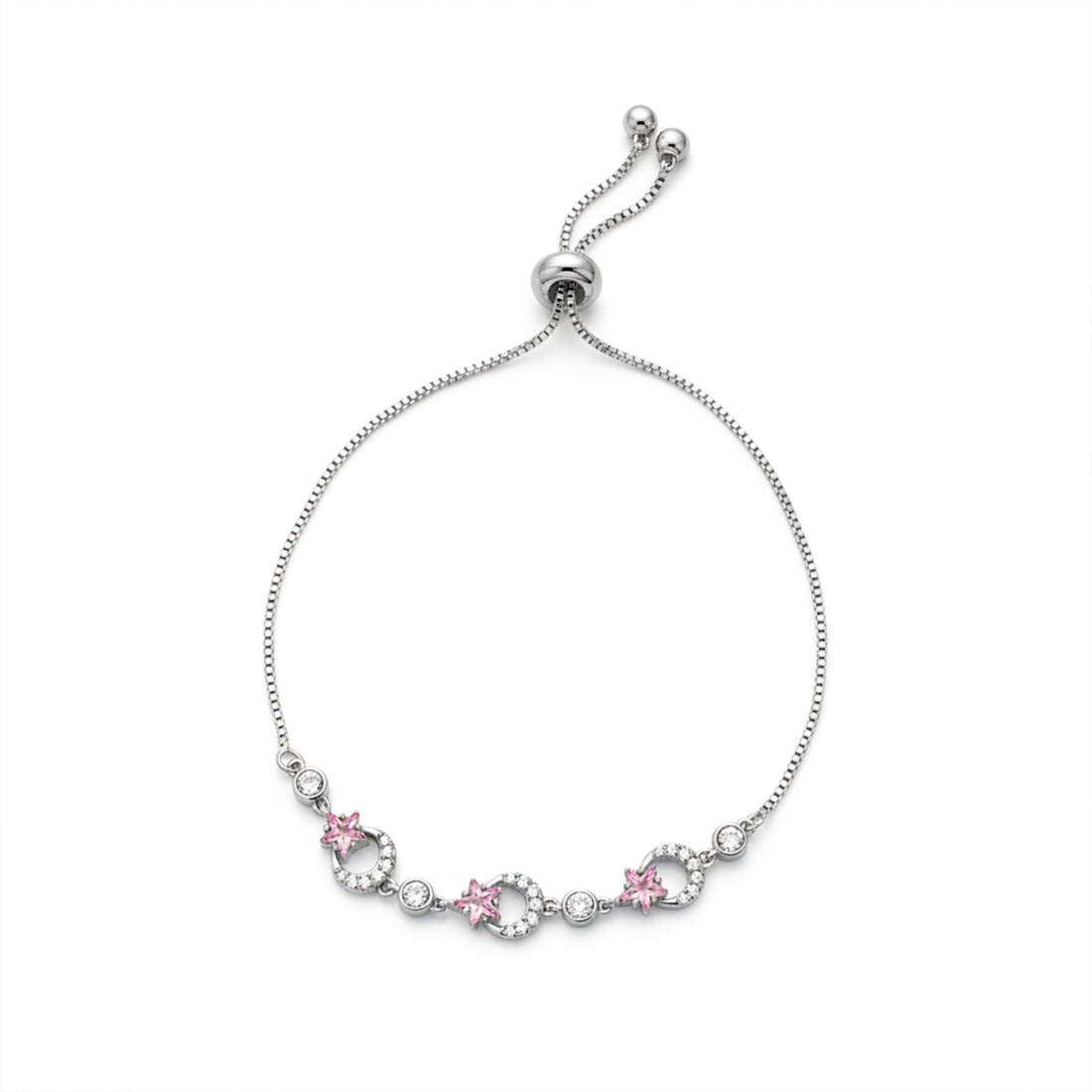 Pink Star Halo Bracelet GWB -157