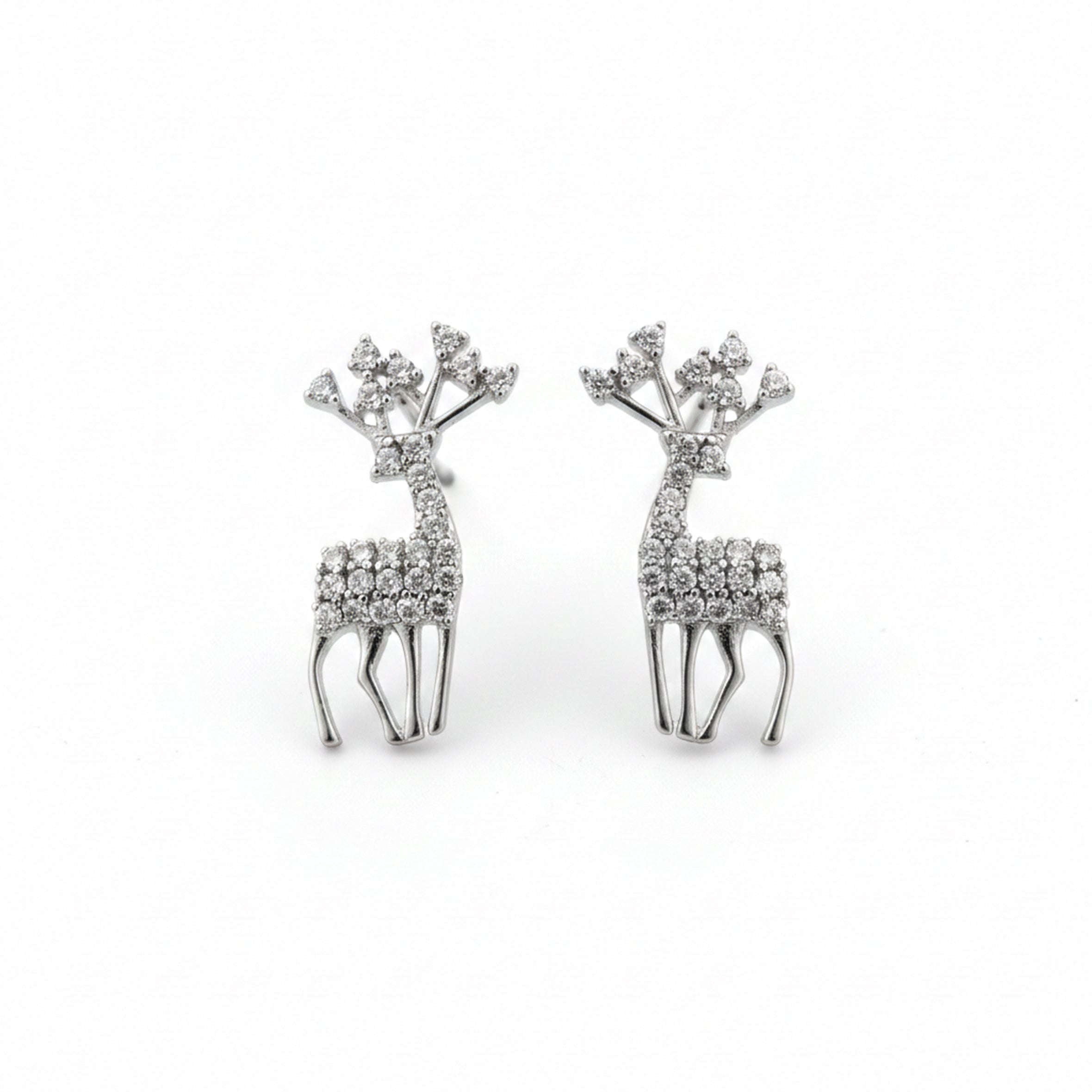Crystal Stag Elegance Stud Earrings GWE -97