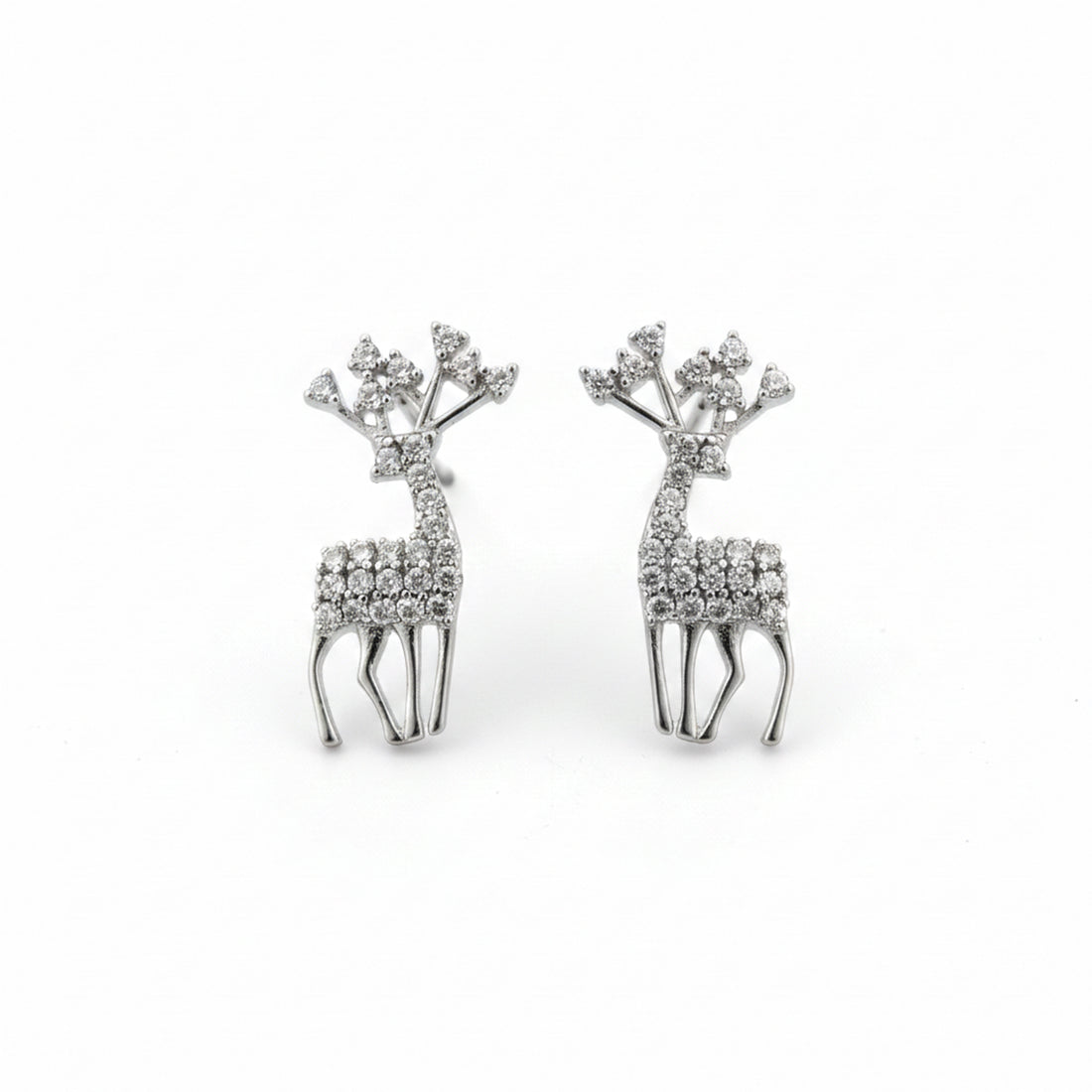 Crystal Stag Elegance Stud Earrings GWE -97