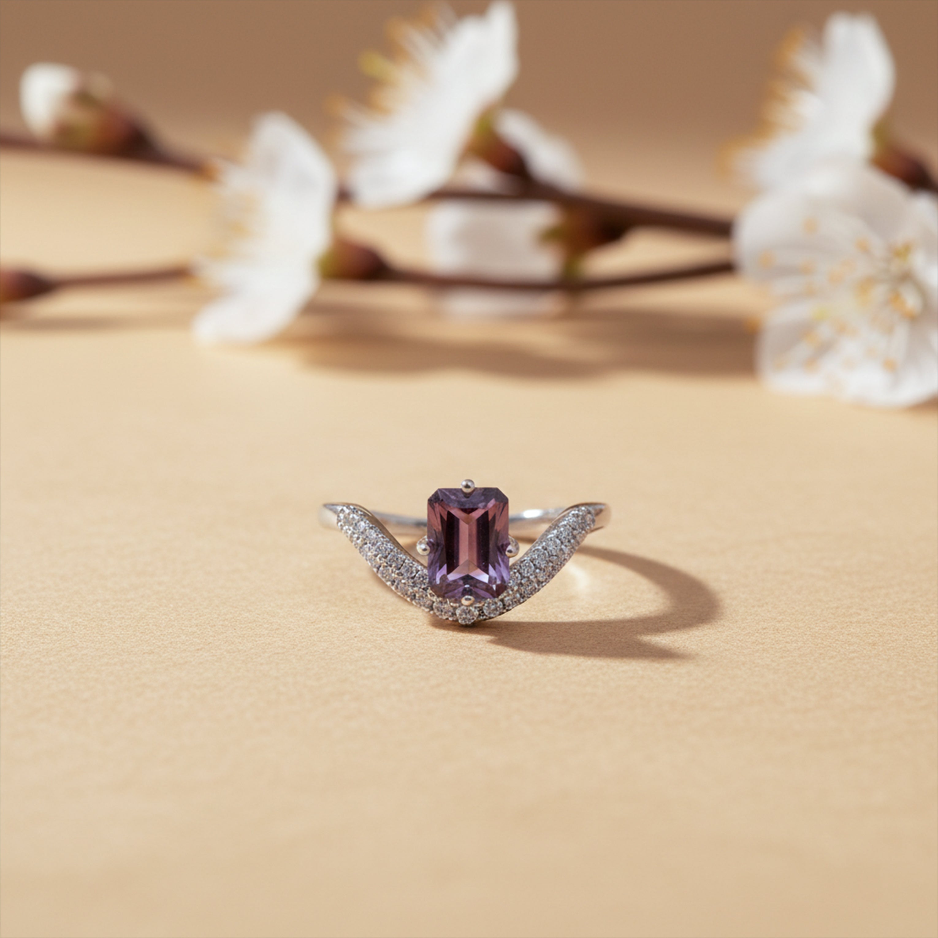 Royal Amethyst Radiance Ring GWR -60