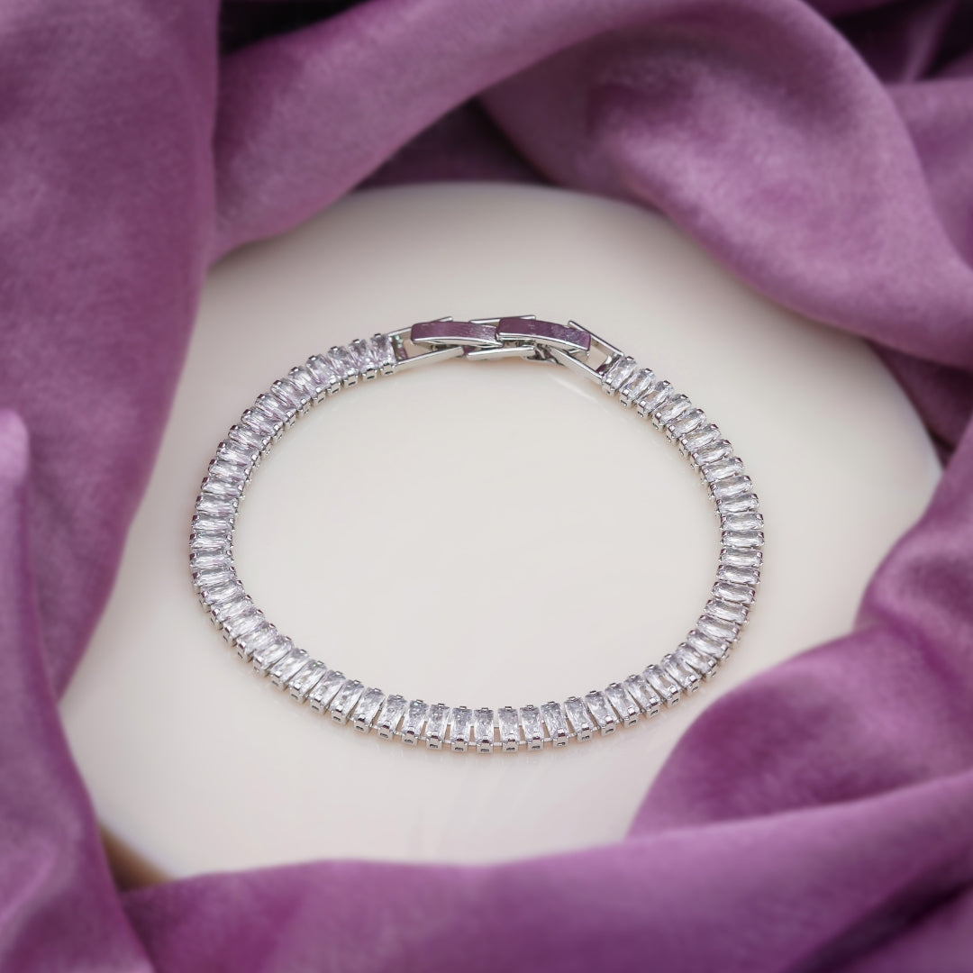 Zenith Silver Tennis Braclate