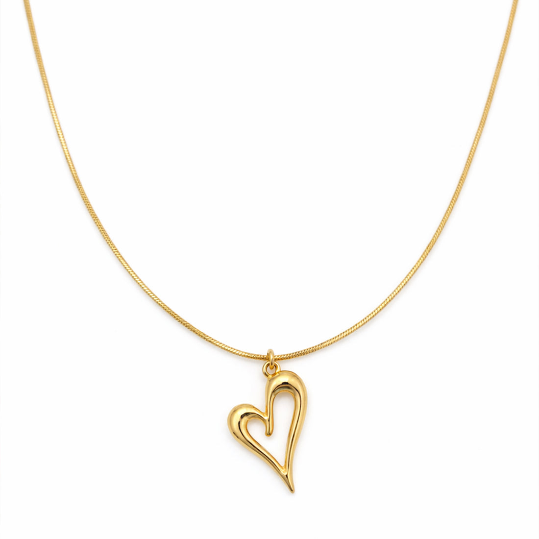 Minimalist Heart Pendant Necklace GWN -62