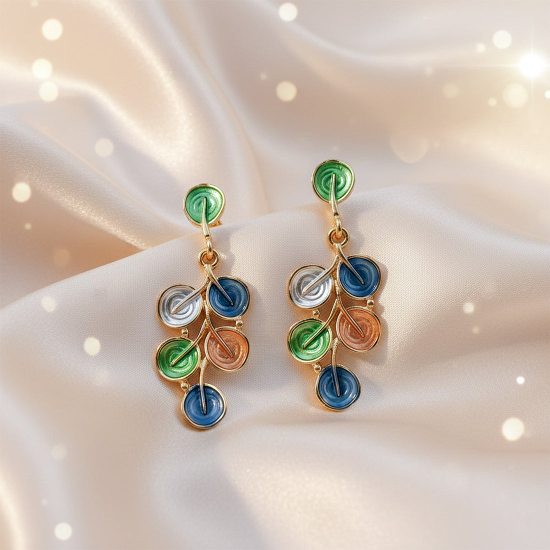 Color Pop Vine Drop Earrings GWE -206