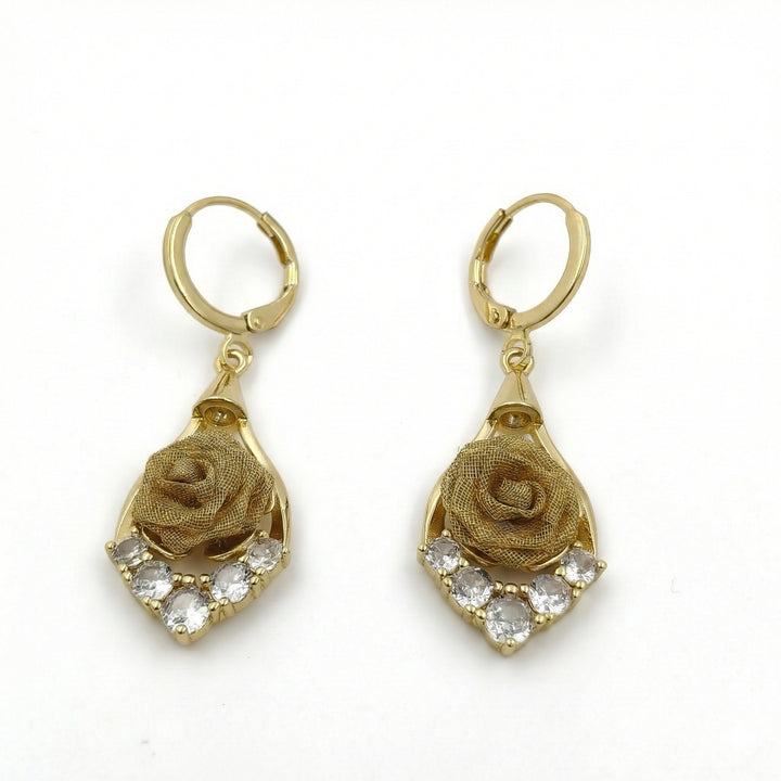 Golden Rose Earrings GWE -141