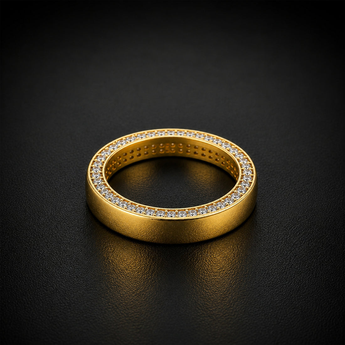 Crystal Border Statement Ring GMR -37