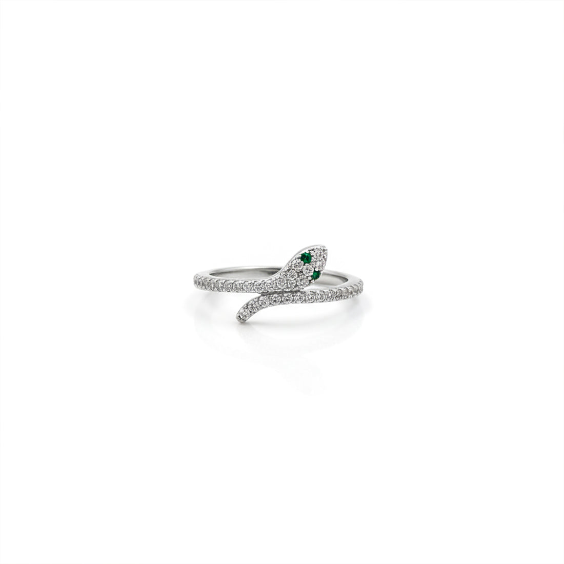 Emerald Whisper Serpent Ring GWR -76