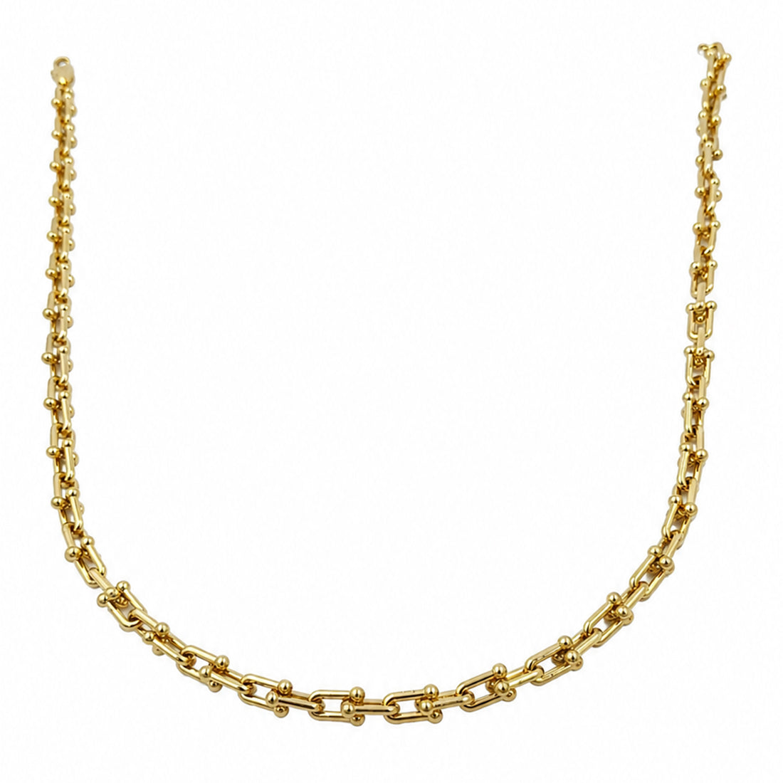 Gold Plated Bar & Ball Link Chain GMC -23