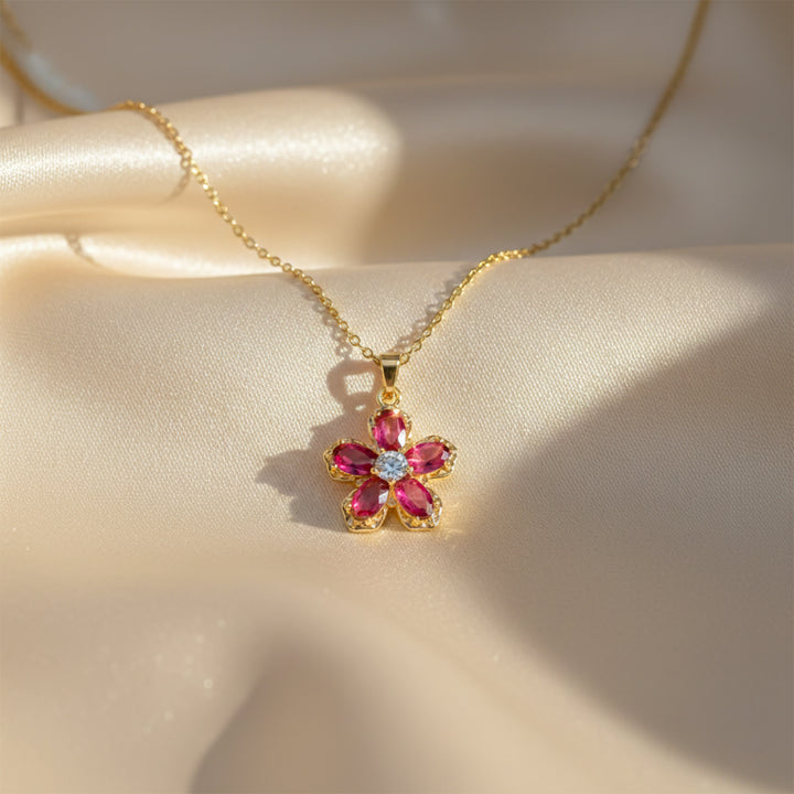 Diamond Center Pendant Necklace GWN -98