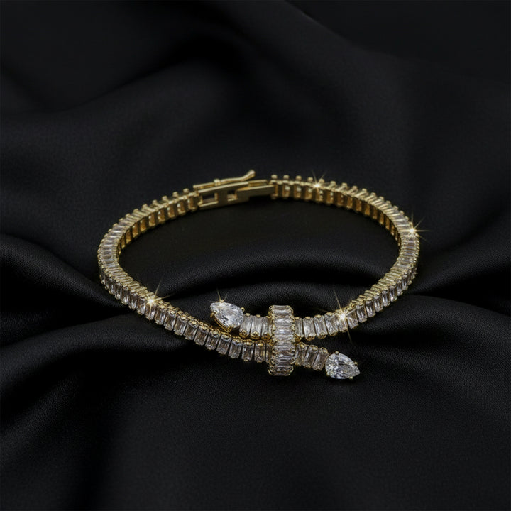 Baguette Stone Nail Bracelet GWB -127