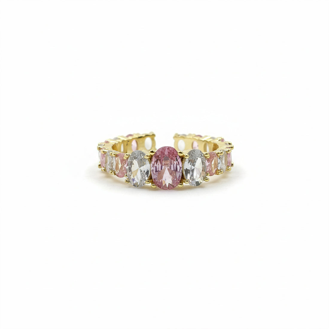 Blush Harmony Oval Band Ring GWR -58
