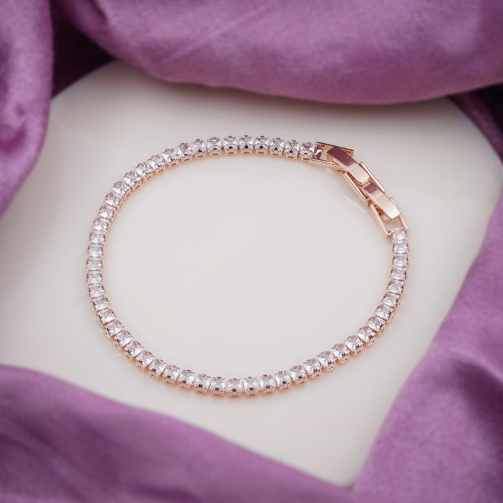 Mohini Rose Gold Slider Bracelet